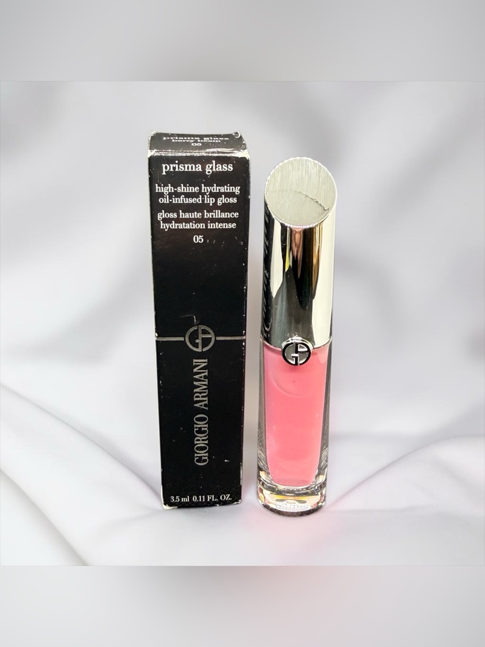 👄Giorgio Armani👄Prisma Glass High-Shine Lip Gloss in Berry Beam/NIB